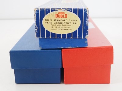 Lot 556 - A group of HORNBY DUBLO 3-rail OO gauge steam...