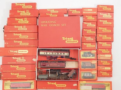 Lot 567 - A large group of TRI-ANG OO gauge coaches and...