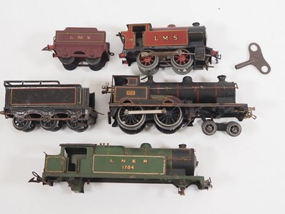 Lot 598 - A BING O gauge clockwork 'George the Fifth'...