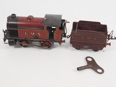Lot 598 - A BING O gauge clockwork 'George the Fifth'...