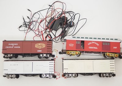 Lot 605 - An unusual group of G scale American outline...