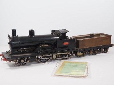 Lot 609 - A 3.5 inch gauge live steam scratch built LNWR...