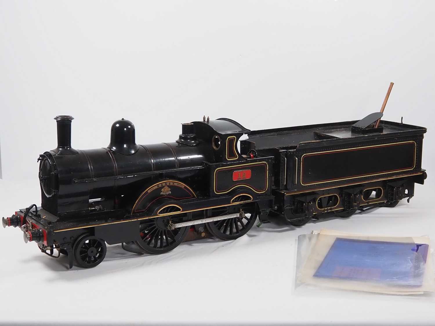 Lot 610 - A 3.5 inch gauge live steam scratch built