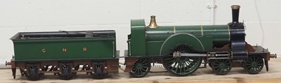 Lot 611 - A 5 inch gauge live steam scratch built GNR...