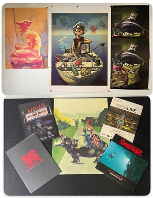 Lot 207 - THE GORILLAZ - A group of promotional material...