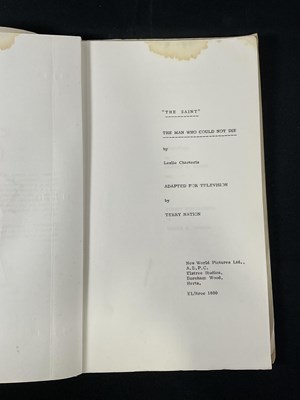 Lot 79 - THE SAINT (1963) - An original script for an...