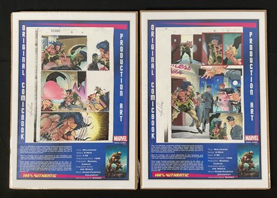 Lot 298 - ORIGINAL COMIC BOOK ART - Two pieces of...