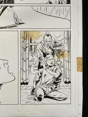Lot 302 - ROBOCOP - Two pages of original comic book art...