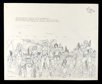 Lot 301 - Original Comic Book Artwork - DAVE TAYLOR...