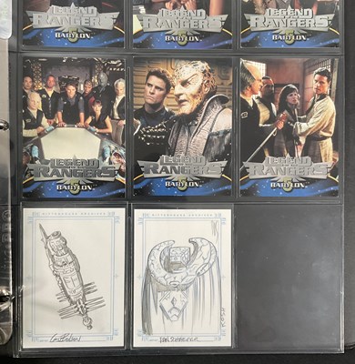 Lot 324 - A group of six folders containing BABYLON 5...