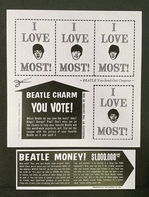 Lot 211 - A group of 1960s THE BEATLES memorabilia to...