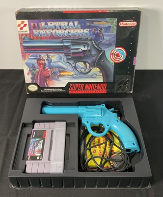 Lot 413 - LETHAL ENFORCERS (1992) Game with video game...