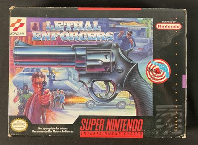 Lot 413 - LETHAL ENFORCERS (1992) Game with video game...