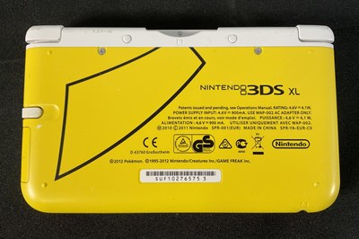 Lot 439 - NINTENDO 3DS - A special edition PIKACHU...