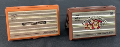 Lot 422 - NINTENDO - A pair of NINTENDO GAME AND WATCH...