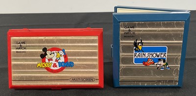 Lot 421 - NINTENDO - A pair of NINTENDO GAME & WATCH...