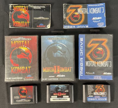 Lot 553 - SEGA MEGA DRIVE - A group of three Sega Mega...