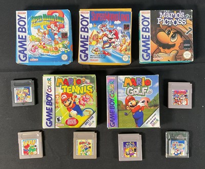 Lot 466 - NINTENDO GAME BOY - A group of Game Boy and...