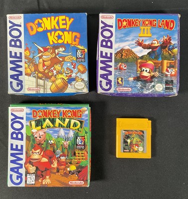 Lot 465 - NINTENDO GAME BOY - A group of four DONKEY...