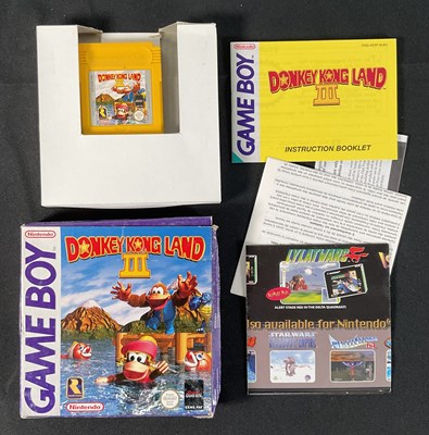 Lot 465 - NINTENDO GAME BOY - A group of four DONKEY...