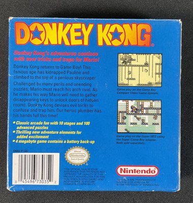 Lot 465 - NINTENDO GAME BOY - A group of four DONKEY...