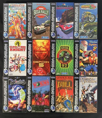 Lot 568 - SEGA SATURN - A group of 12 boxed Sega Saturn...