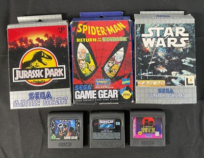 Lot 527 - SEGA GAME GEAR - A group of movie related...