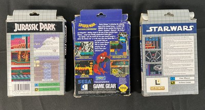 Lot 527 - SEGA GAME GEAR - A group of movie related...