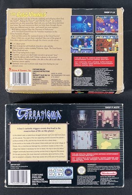 Lot 598 - SUPER NINTENDO (SNES) - Two PAL version Super...