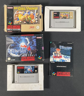 Lot 598 - SUPER NINTENDO (SNES) - Two PAL version Super...
