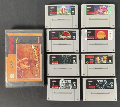 Lot 586 - SUPER NINTENDO (SNES) - A group of movie...