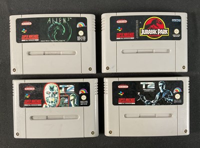 Lot 586 - SUPER NINTENDO (SNES) - A group of movie...
