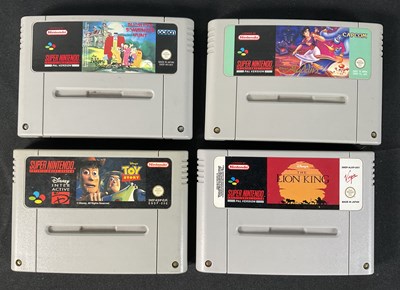 Lot 586 - SUPER NINTENDO (SNES) - A group of movie...