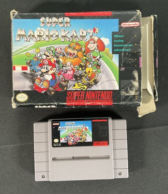 Lot 589 - SUPER NINTENDO (SNES) - A group of Super Mario...