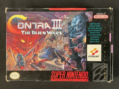 Lot 581 - SUPER NINTENDO (SNES) - A boxed and complete...