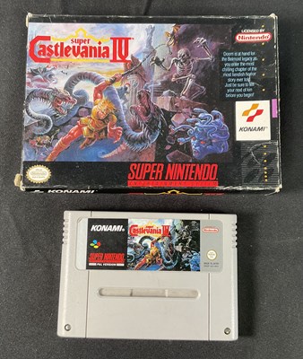 Lot 582 - SUPER NINTENDO (SNES) - A complete and boxed...