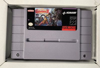 Lot 582 - SUPER NINTENDO (SNES) - A complete and boxed...