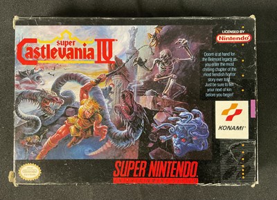 Lot 582 - SUPER NINTENDO (SNES) - A complete and boxed...