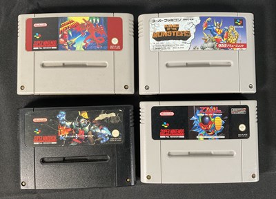 Lot 585 - SUPER NINTENDO (SNES) - A group of loose video...