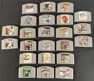 Lot 447 - NINTENDO 64 (N64) - A large quantity of sport...