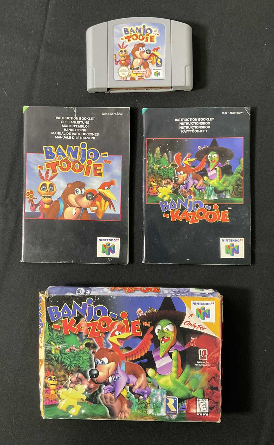 Nintendo purchases 64 Manual Lot