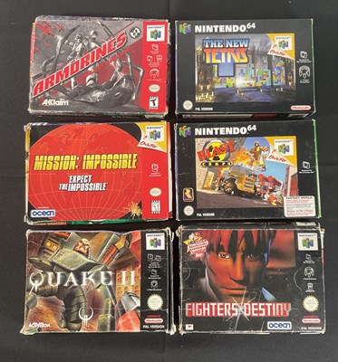 Lot 440 - NINTENDO 64 (N64) - A group of boxed Nintendo...