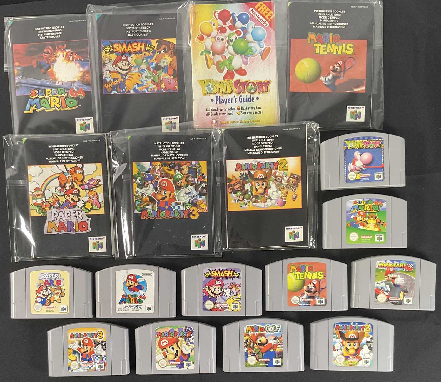 Lot 445 - NINTENDO 64 (N64) - A group of Super Mario