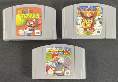 Lot 445 - NINTENDO 64 (N64) - A group of Super Mario...