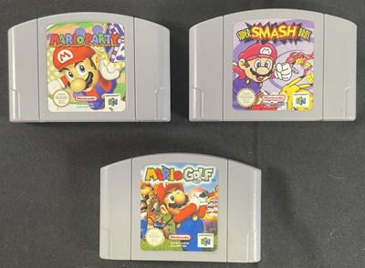 Lot 445 - NINTENDO 64 (N64) - A group of Super Mario...