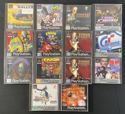 Lot 506 - PLAYSTATION (PS1) - A group of classic title...