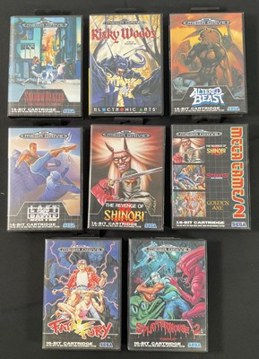 Lot 544 - SEGA MEGA DRIVE - A group of boxed Fghting...