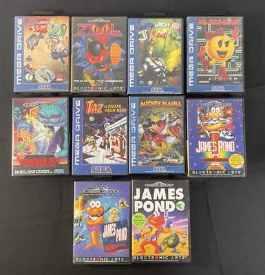 Lot 545 - SEGA MEGA DRIVE - A group of boxed Sega Mega...