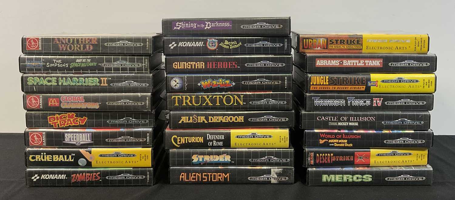 Lot 556 - SEGA MEGA DRIVE - A quantity of Sega Mega...