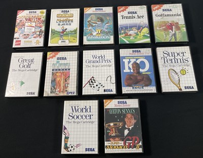 Lot 566 - SEGA MASTER SYSTEM - A group of Sega Master...